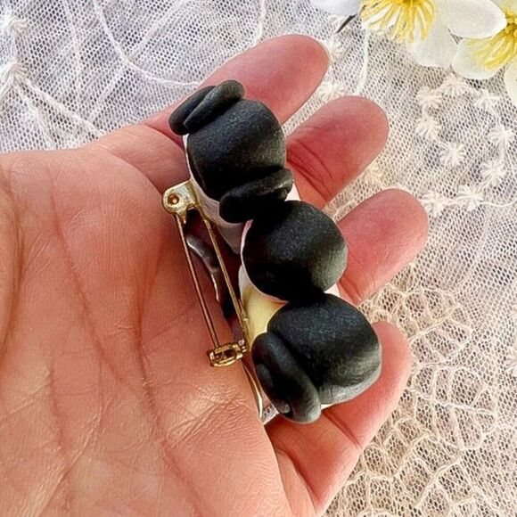 Three Native Maidens Art to Wear Pin - Picture 7 of 10